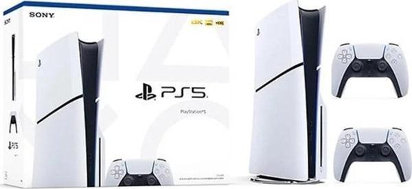 Sony Playstation 5 Slim CD Edition + 2 Dualsense Kol - Image 1