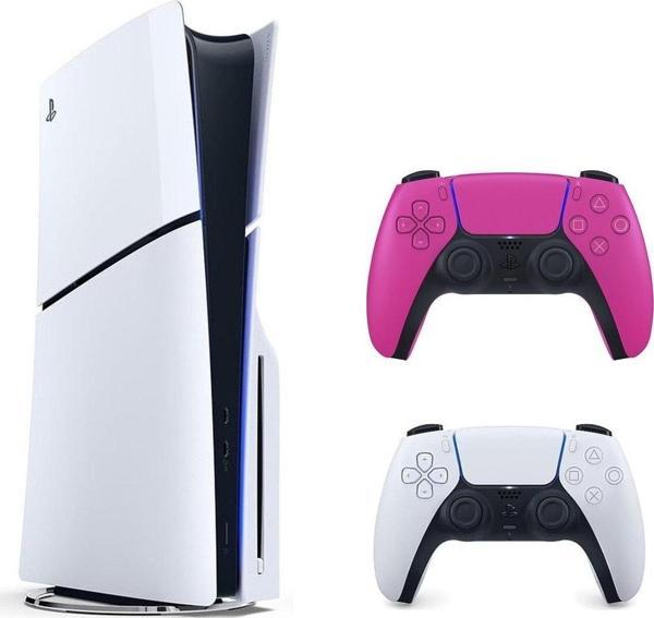 Sony Playstation 5 Slim CD'Lİ +2. Pembe Dualsense Oyun Konsolu - Image 1