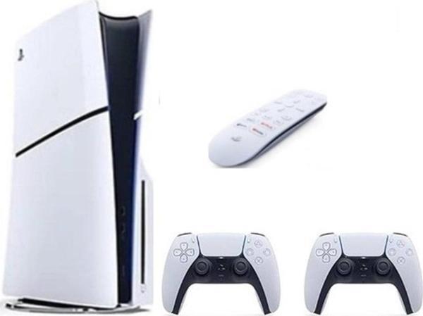 Sony Playstation 5 Slim CD'Lİ 1TB +2.Dualsense + Media kumanda - Image 1