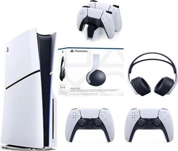 Sony Playstation 5 Slim CD'Lİ Edition +2.Dualsense + Şarj İstasyonu++3D PLUS KULAKLIK - Image 1