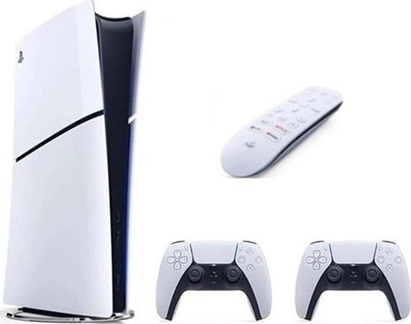 Sony Playstation 5 Slim Dijital Edition 1TB +2.Dualsense + Media kumanda - Image 1