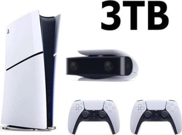 Sony Playstation 5 Slim Dijital Edition 3 TB +2.Dualsense+PS5 KAMERA - Image 1