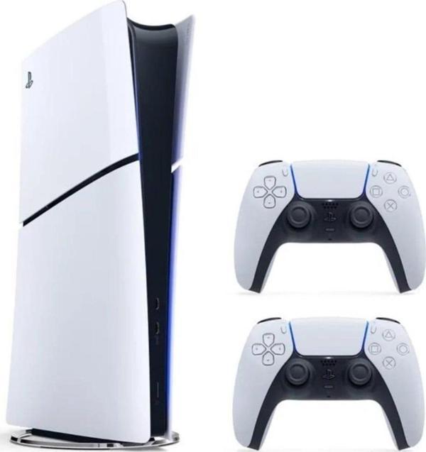 Sony Playstation 5 Slim Dijital Edition Oyun Konsolu + 2 Dualsense Kol - Image 1