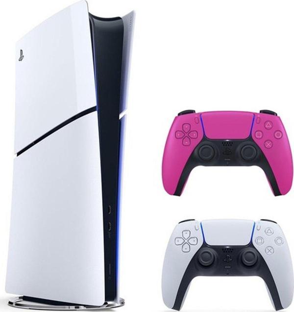 Sony Playstation 5 Slim Dijital Edition+2.PEMBE Dualsense Oyun Konsolu - Image 1