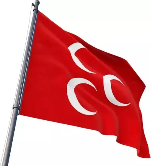 Kırmızı ÜçHilal Bayrağı 70x105 cm - Image 1