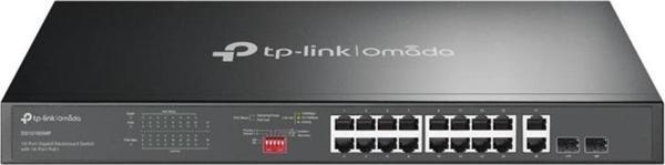 Omada Tp-Link Ds1018Gmp 16 Port 10-100-1000 Poe + Switch Hub 2 Port Sfp Çelik Kasa Rack Mount - Image 1