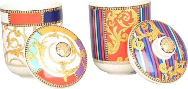 Lucky Art Valencıa Bone 2Lı Kavanoz Setı 17Cm - Image 1