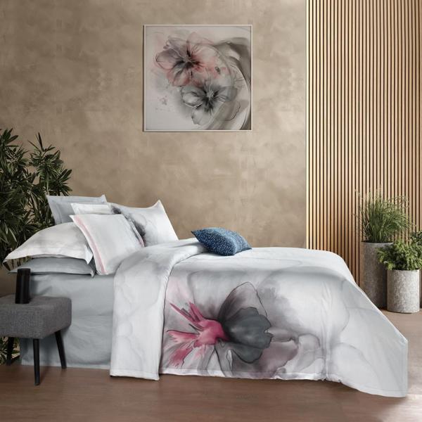 Sarev Efira Saten King Size Nevresim Takımı Beyaz - Image 1