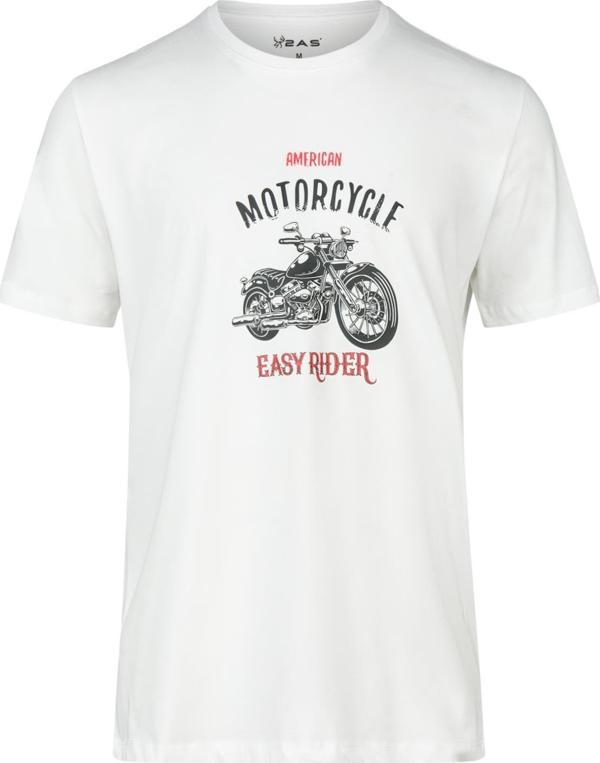 2AS Alex Baskılı Erkek Sıfır Yaka T-Shirt - Image 1