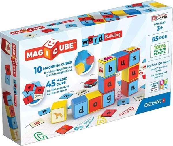 Geomag Magicube Word Building RE Clips 55 - Image 1
