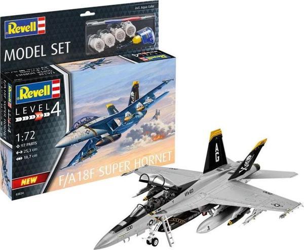 Revell Model Set Uçak F/A-18F Super Hornet 63834 - Image 1