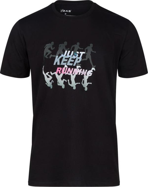 AS Alex Baskılı Erkek Sıfır Yaka T-Shirt - Image 1