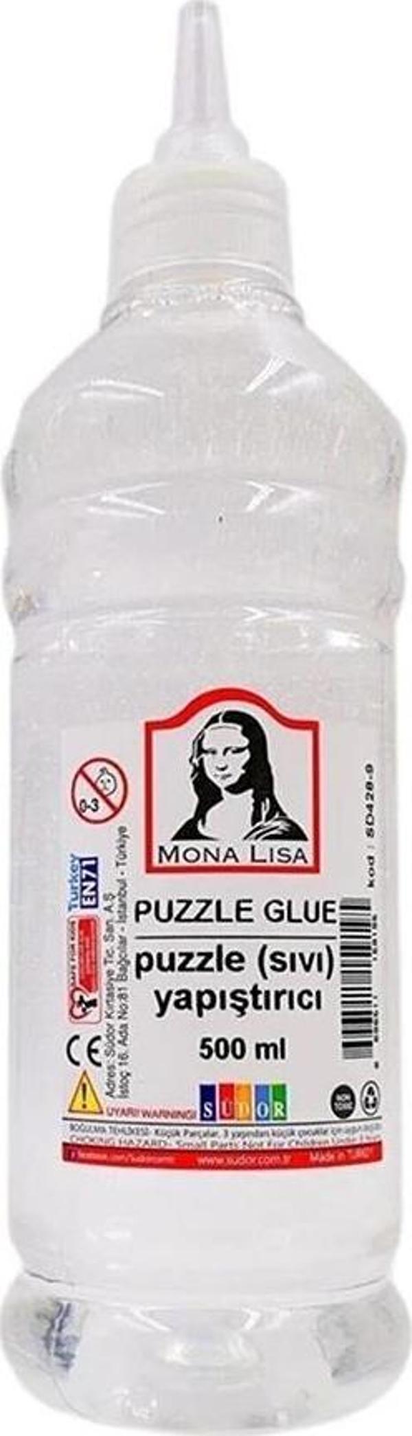 Puzzle Yapıştırıcısı 500 ml 1 Adet Monalisa Pazıl Yapıştırıcısı 1 Adet Südor Sıvı Puzzle Yapıştırıcısı - Image 1
