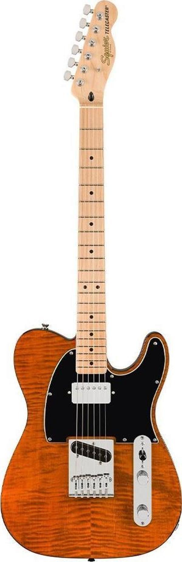 Squier Affinity Telecaster FMT SH Akçaağaç Klavye BPG Mocha Elektro Gitar - Image 1