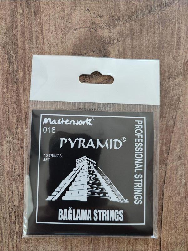 Master Music Pyramid Topuzlu Profesyonel Bağlama Teli (0,18) - Image 1