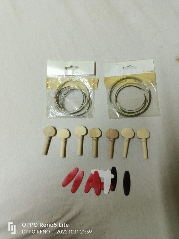 Master Music 2 Takım Bağlama Teli - Cüzdanlı Mızrap Tezene - 7 Burgu Kulağı - Image 1