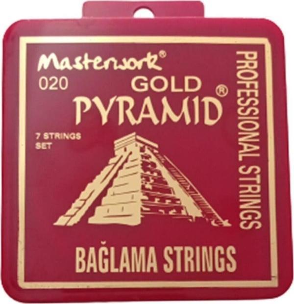 Master Music Uzun Sap Bağlama Saz Teli 1 Takım ( Piramid ) - Image 1