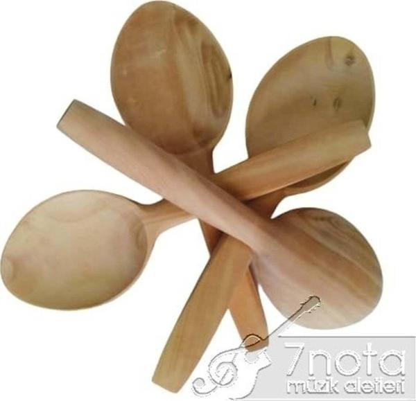 Master Music Alx0105 Birinci Sınıf Şimşir Oyun Kaşığı (Takım) 4 Adet - Image 1