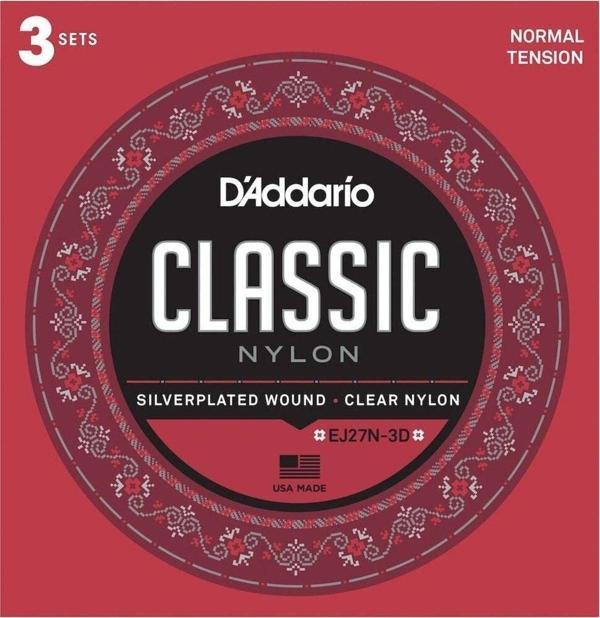 Master Music D´Addario Ej27-3D Normal Tension Klasik Gitar Teli (3 Set) - Image 1