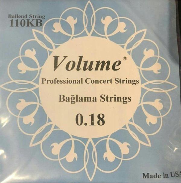 Master Music Kısa Sap Boncuklu Bağlama Teli 0.18 - Image 1