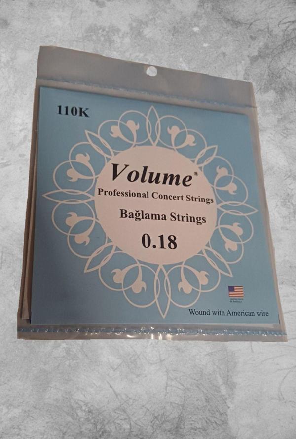 Master Music Kısa Sap Profesyonel Bağlama Teli 0.18 - Image 1