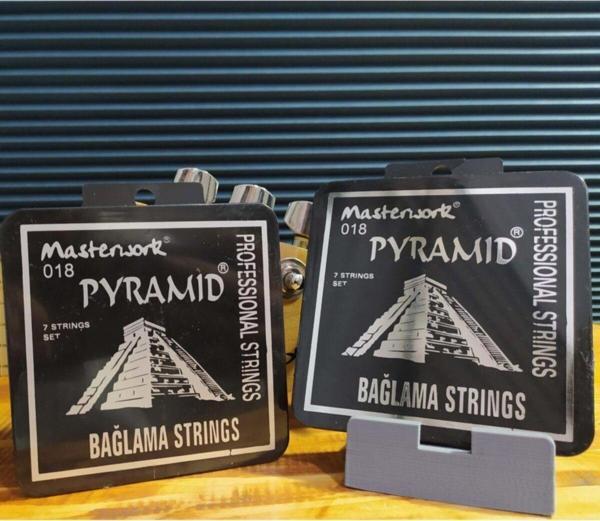 Master Music Piramit Bağlama Teli 0,18 Kısa Sap 2 Adet - Image 1