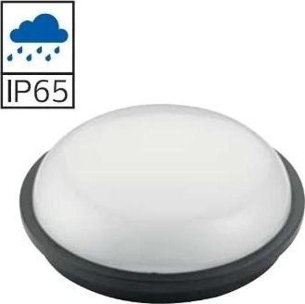 HOROZ Artos SİYAH 20w Yuvarlak Glop Led Armatür 4200k IP65 Günışığı - Image 1