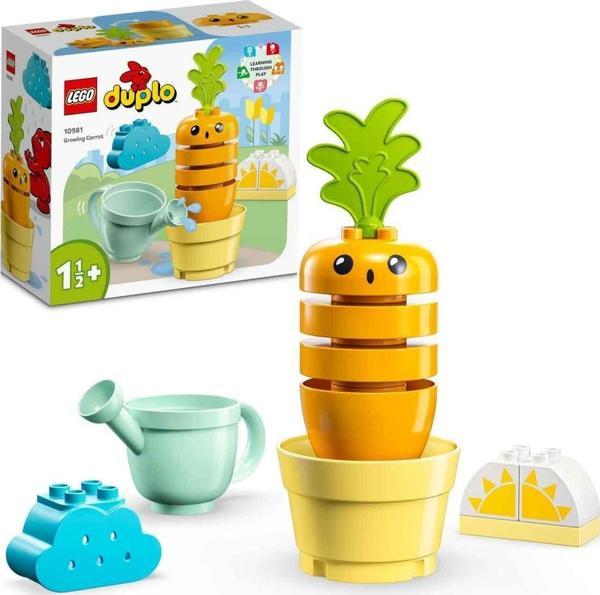 Duplo İlk Büyüyen Havucum 10981-18 Ay Ve Üzeri Küçük Çocuklar İçin Eğitici Oyuncak Yapım Seti - Image 1
