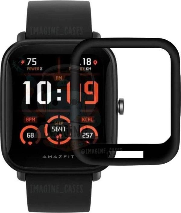 Dmay Amazfit Bip U / Amazfit Bip U Pro 5D Tam Nano Ekran Koruyucu 2 Adet - Image 1