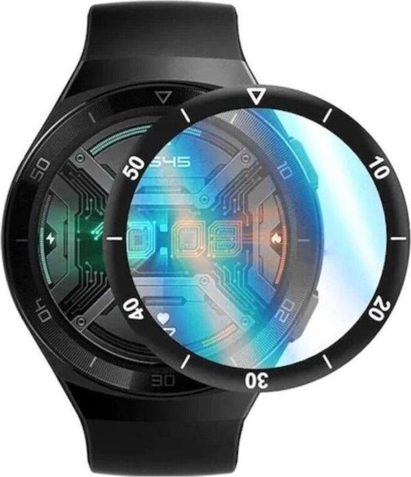 Dmay Huawei Watch Gt 2E Uyumlu 5D Esnek Nano Koruyucu 2 Adet - Image 1