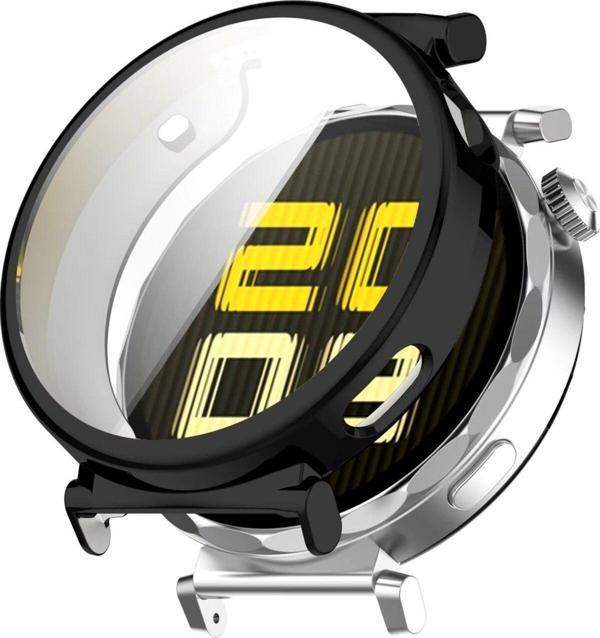 Dmay Huawei Watch Gt5 Pro 42Mm Uyumlu Kasa Ekran Koruyucu Silikon Kılıf - Image 1