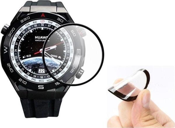 Dmay Huawei Watch Ultimate Uyumlu 5D Nano Ekran Koruyucu 2 Adet - Image 1