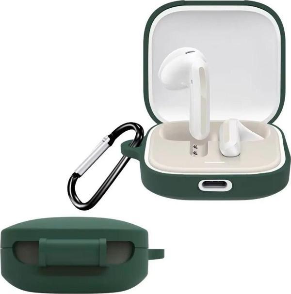Dmay Xiaomi Redmi Buds 6 Active Uyumlu Silikon Kılıf+Kanca - Image 1