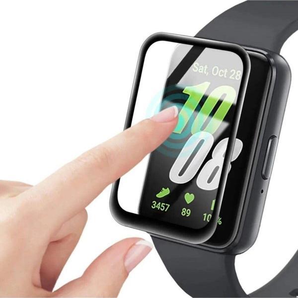 Dmay Samsung Galaxy Fit 3 (Sm-R390) Tam Kaplayan 5D Nano Ekran Koruyucu 2 Adet - Image 1