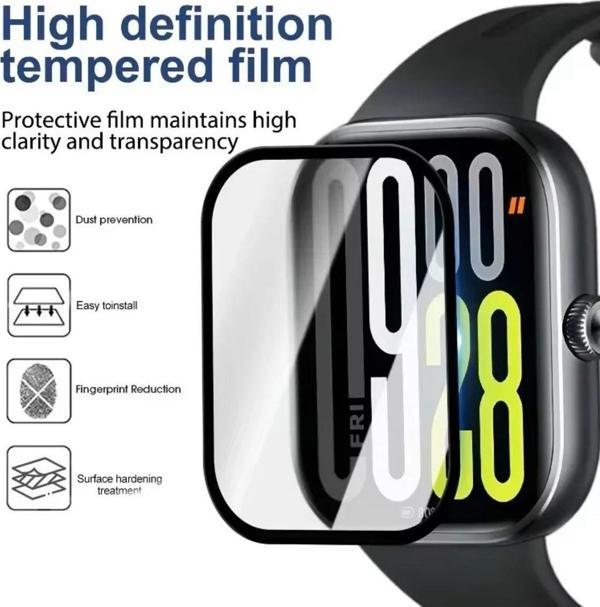 Dmay Redmi Watch 5 Akıllı Saat Uyumlu Tam Kaplayan Nano Ekran Koruyucu ( 2 Adet ) - Image 1