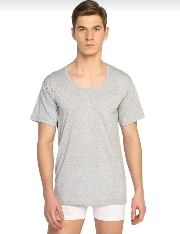 SEHER YILDIZI 0002 ERKEK BİSİKLET YAKA FANİLA 6 ADET - Image 1