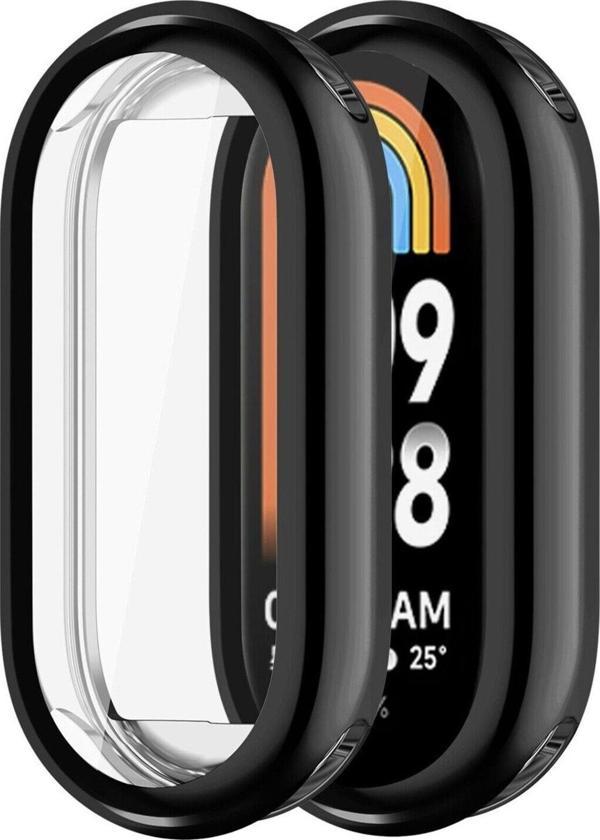 Dmay Xiaomi Mi Band 8 (360') Full Koruma Silikon Kılıf ( Ürün Sadece Kılıftır) - Image 1