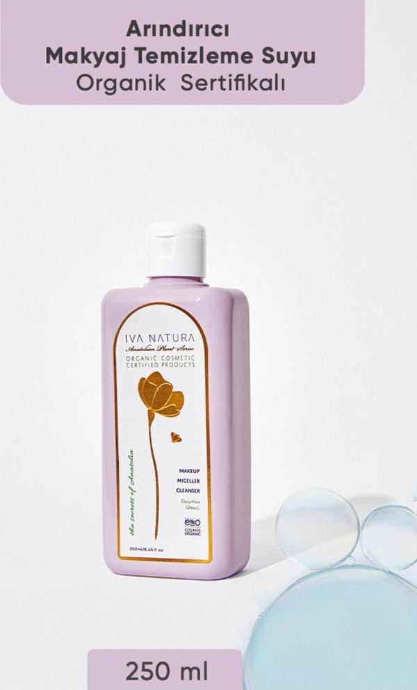 Iva Natura Cilt Tonu Eşitleyici Arındırıcı Makyaj Temizleme Suyu Shea Ve Meyan Özlü 250 Ml - Image 1