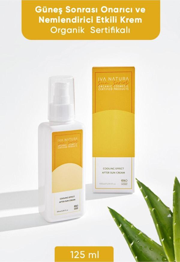 Iva Natura Yatıştırıcı Ve Rahatlatıcı Güneş Sonrası Krem Aloe Vera Özlü 125 Ml - Image 1
