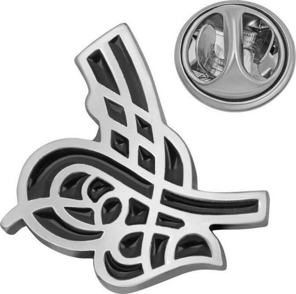 Gümüş Tuğra Rozet SL7129 - Image 1