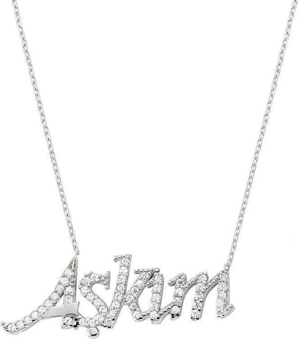 Gümüş Aşkım Bayan Kolye SL1704 - Image 1