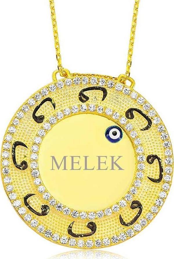 Gümüş Vav Kişiye Özel İsimli Bayan Kolye SL2738 - Image 1