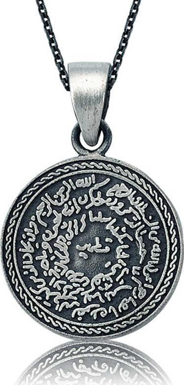 Gümüş Mühr-ü Şerif Bayan Kolye SL8175 - Image 1