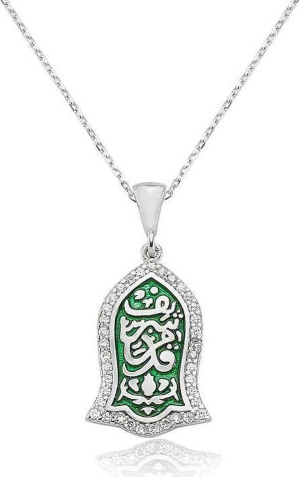 Gümüş Kademi Şerif Bayan Kolye SL5637 - Image 1