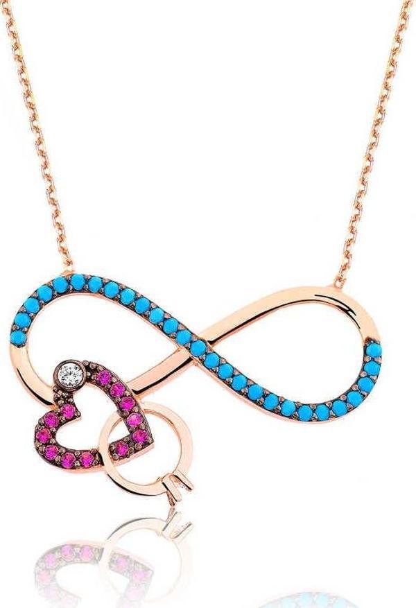 Gümüş Sonsuz Aşk Bayan Kolye  SL1947 - Image 1