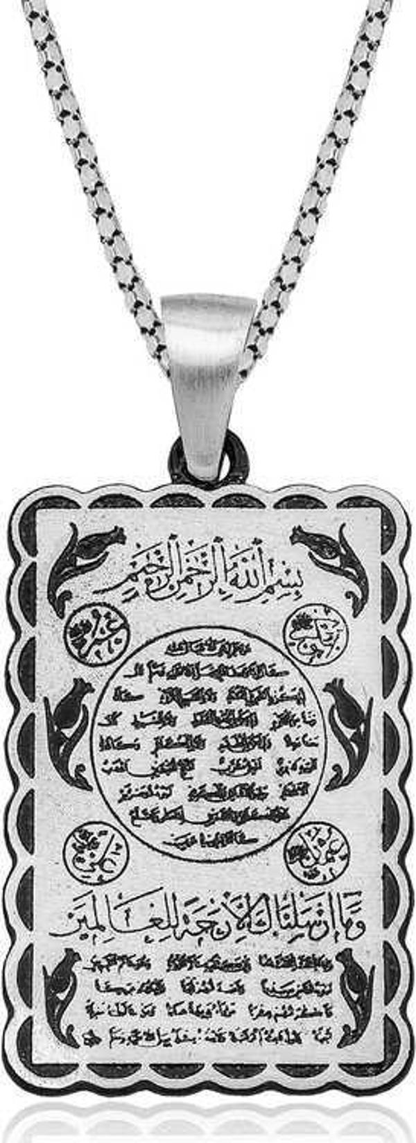 ​Gümüş Hilye-i Şerif Kolye SL3753 - Image 1