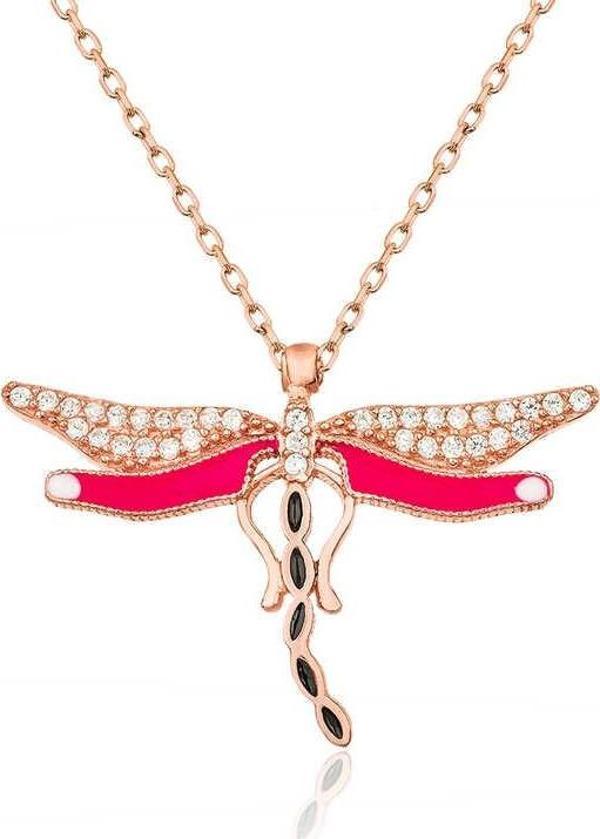 Gümüş Yusufçuk Bayan Kolye SL10798 - Image 1