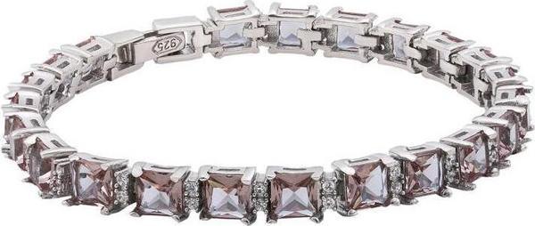 ​Gümüş Kare Zultanit Taşlı Kadın Bileklik  SL5770 - Image 1