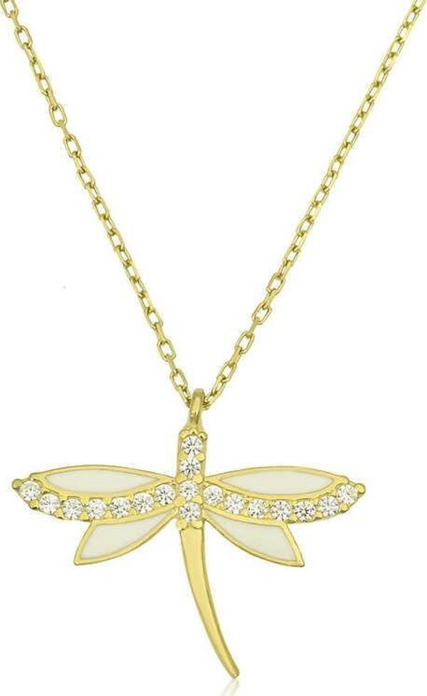 Gümüş Gold Yusufçuk Bayan Kolye SL4567 - Image 1