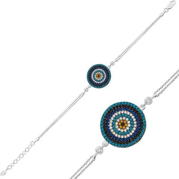 Gümüş Nazar Bayan Bileklik  SL5590 - Image 1